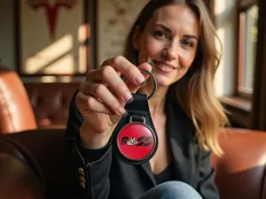 Personalised Keychain Sturdy Robust Racing Edition